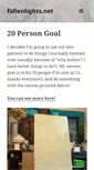 Mobile Screenshot of fallenlights.net