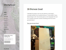 Tablet Screenshot of fallenlights.net